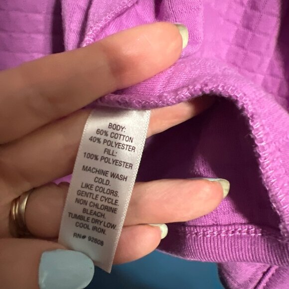 Womens Quilted Full-Zip Jacket Size Large - Picture 6 of 7